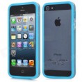 Quadro para carros protetor de silicone para iPhone 5 - Azul